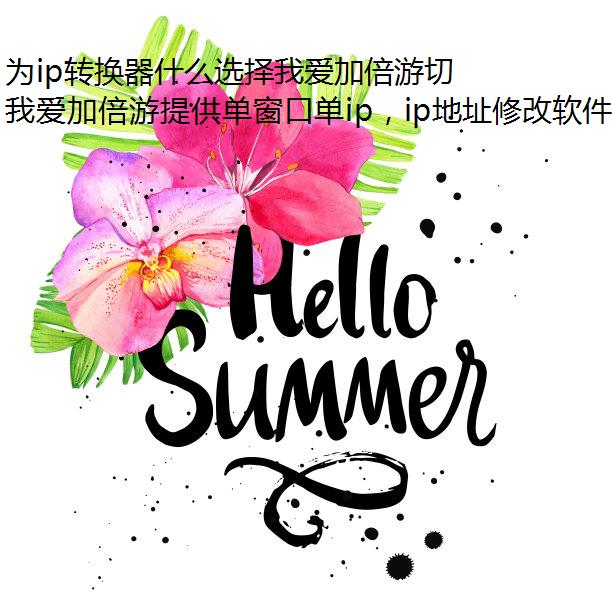为ip转换器什么选择我爱加倍游切换福州静态网络?