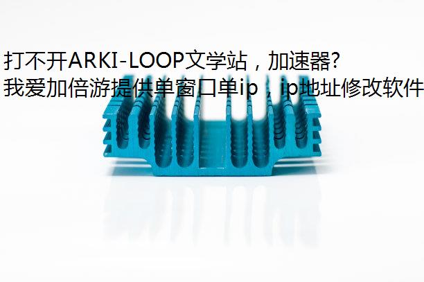 打不开ARKI-LOOP文学站，加速器有哪些解决方法？