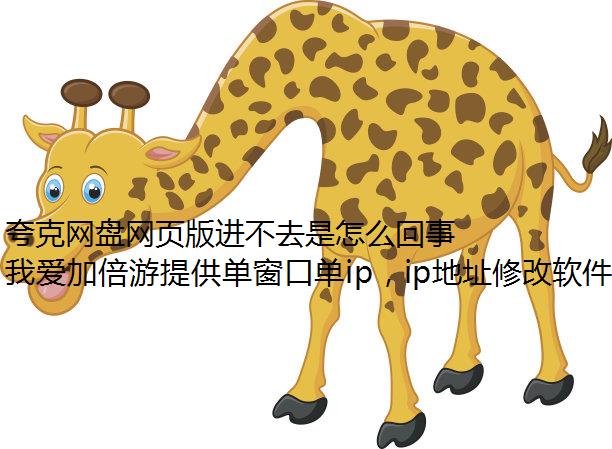夸克网盘网页版进不去是怎么回事？