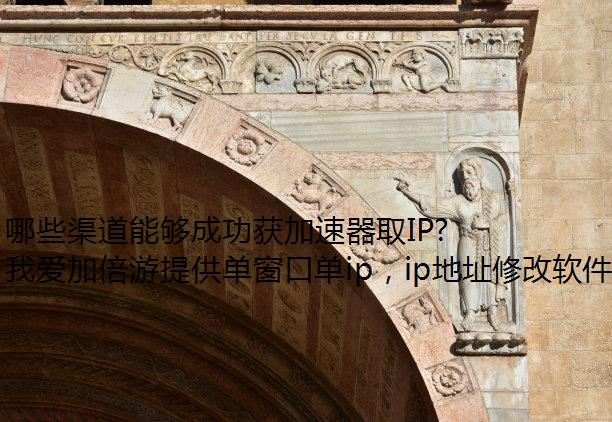 哪些渠道能够成功获加速器取IP?