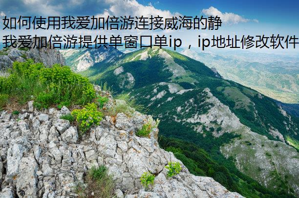 如何使用我爱加倍游连接威海的静态网络？
