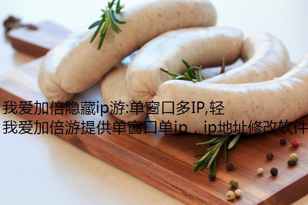 我爱加倍隐藏ip游:单窗口多IP,轻松实现游戏工作室防封策略